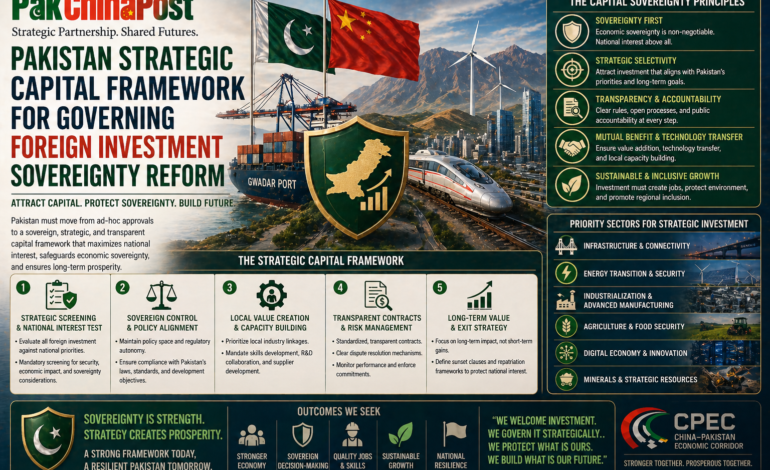 Pakistan Strategic Capital Framework For Governing Foreign Investment Sovereignty Reform
