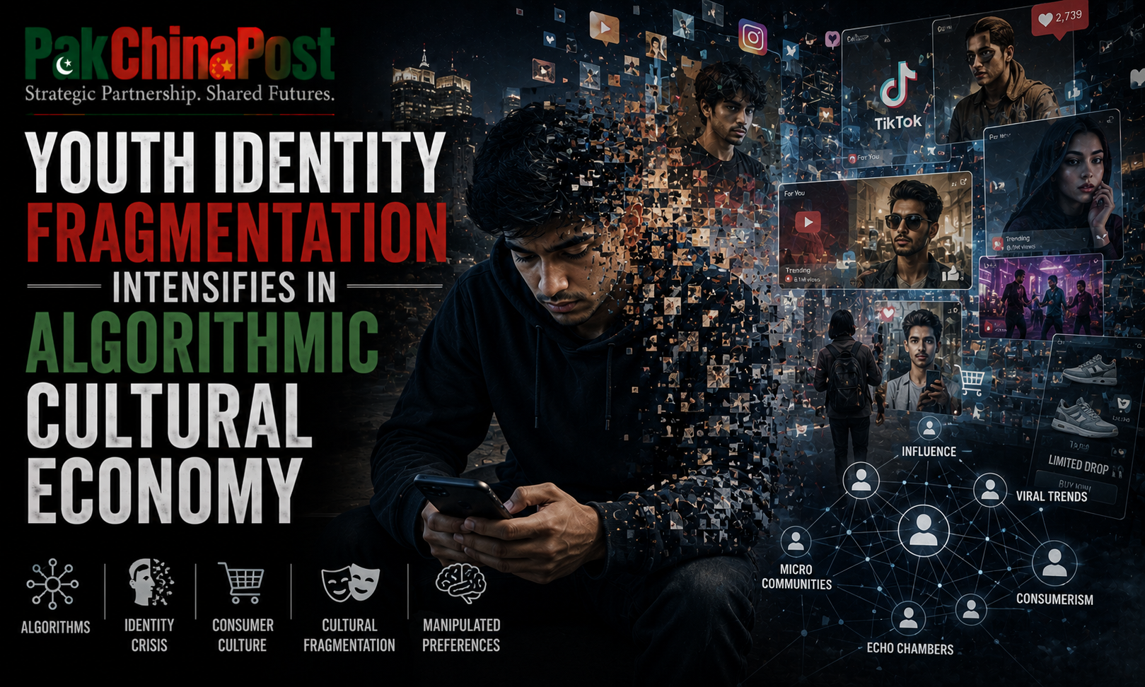 Youth Identity Fragmentation Intensifies in Algorithmic Cultural Economy