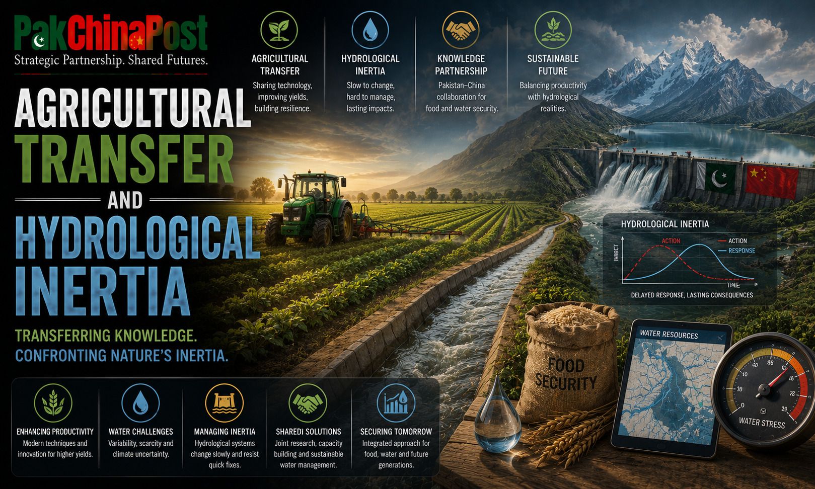 Agricultural Transfer and Hydrological Inertia