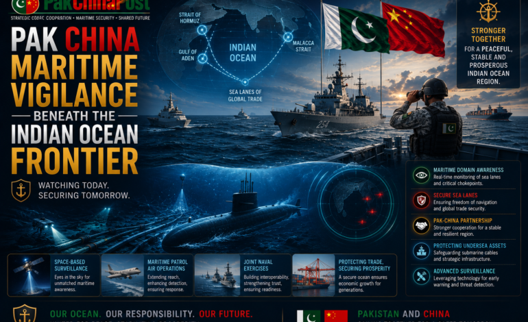 Pak China Maritime Vigilance Beneath the Indian Ocean Frontier